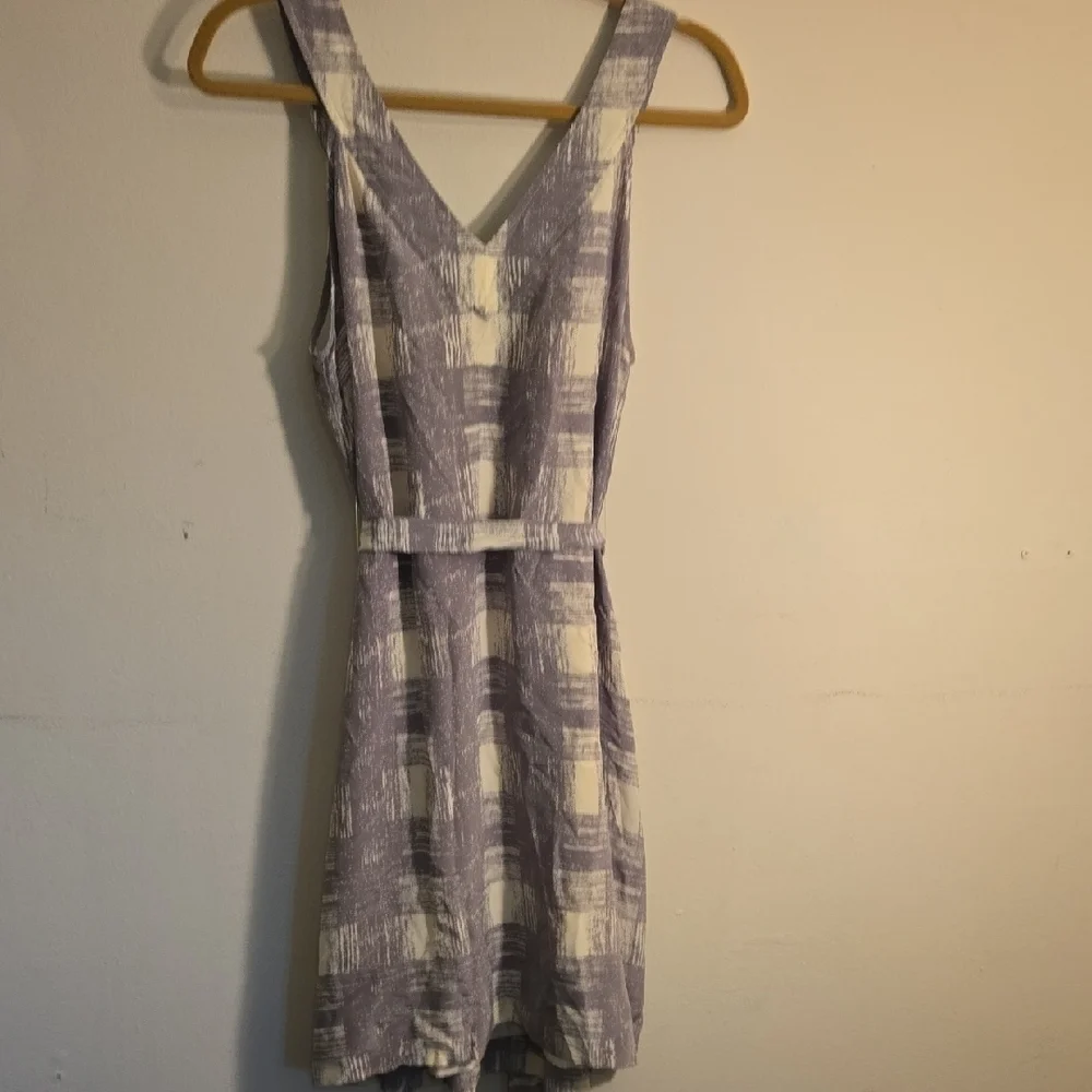 Marc By Marc Jacobs Lavender/Gray Checkered Mini Dress - Picture 4 of 4